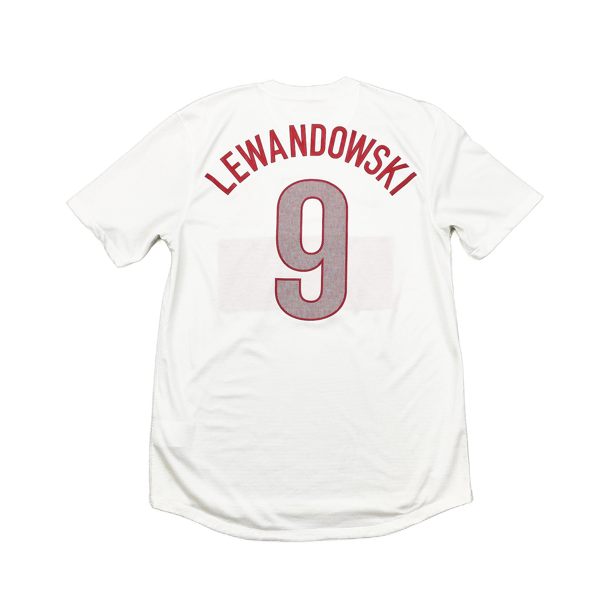 Buy 2012/13 POLAND LEWANDOWSKI 9 HOME SHIRT (M) NIKE ~ Free worldwide shipping available ~ Authentic Vintage Football Shirts from Cult Kits