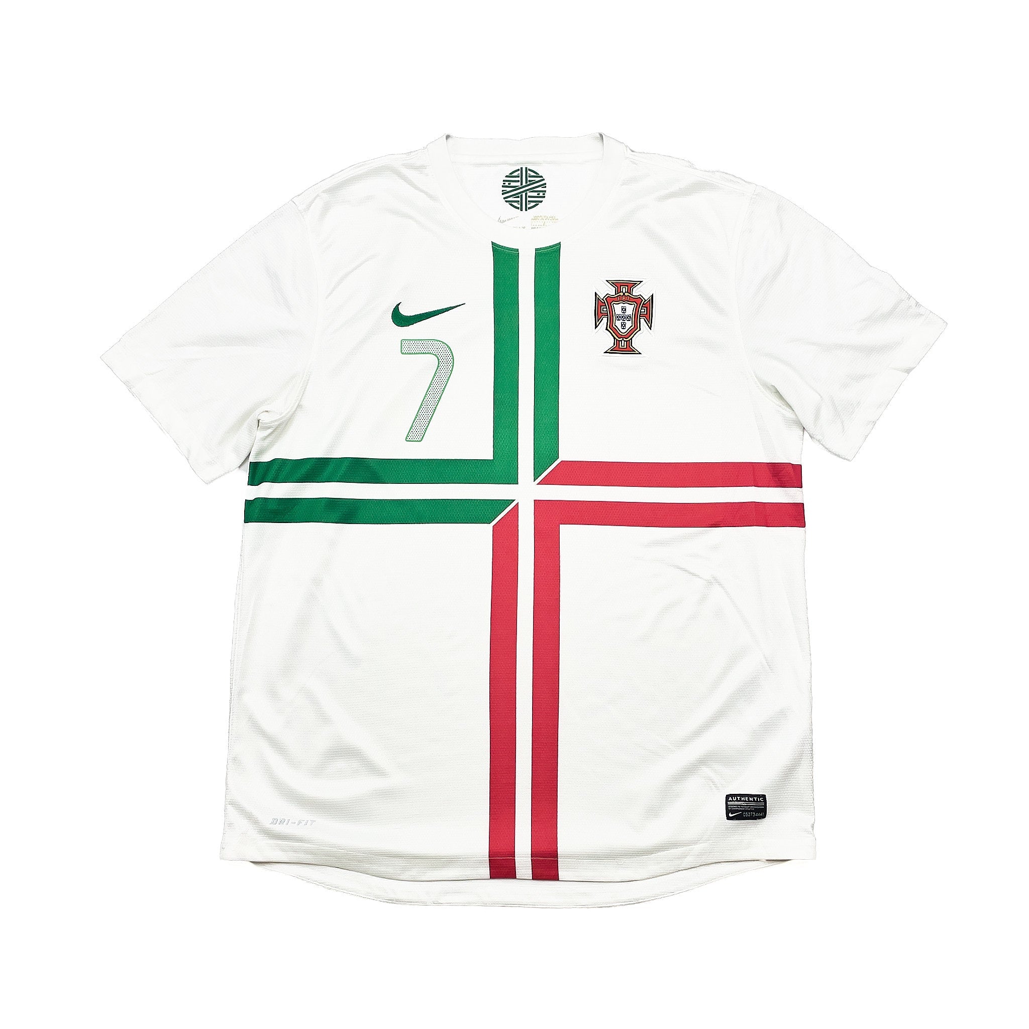 Buy 2012/13 Portugal Ronaldo 7 Away Shirt (L) Nike ~ Free worldwide shipping available ~ Authentic Vintage Football Shirts from Cult Kits