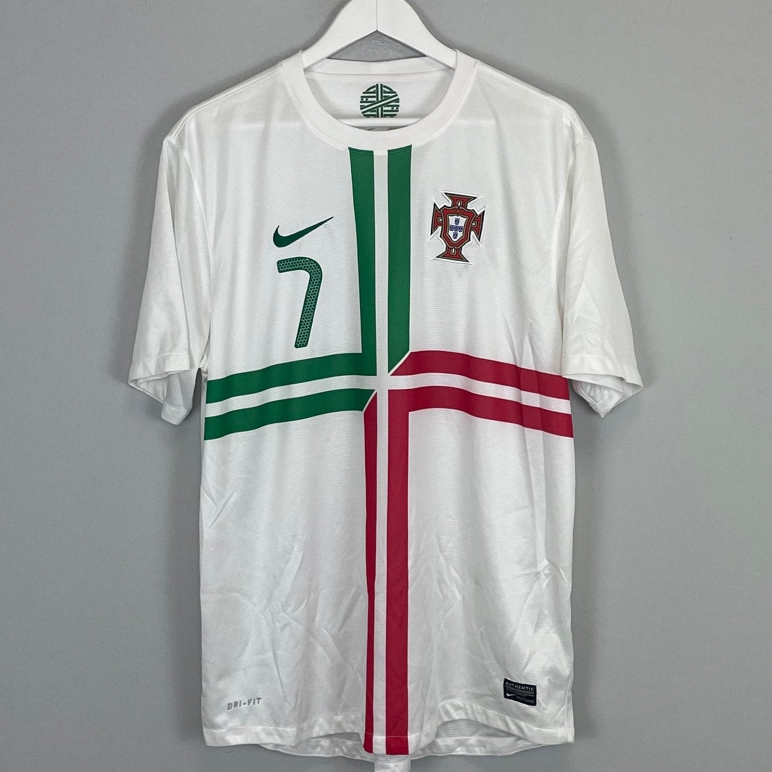 Shop 2012/13 PORTUGAL RONALDO #7 AWAY SHIRT (XL) NIKE, classic football shirts, vintage football shirts & retro soccer jerseys at Cult Kits