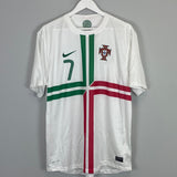 Shop 2012/13 PORTUGAL RONALDO #7 AWAY SHIRT (XL) NIKE, classic football shirts, vintage football shirts & retro soccer jerseys at Cult Kits