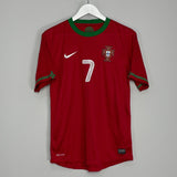Shop 2012/13 PORTUGAL RONALDO #7 HOME SHIRT (M) NIKE, classic football shirts, vintage football shirts & retro soccer jerseys at Cult Kits