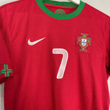 Shop 2012/13 PORTUGAL RONALDO #7 HOME SHIRT (M) NIKE, classic football shirts, vintage football shirts & retro soccer jerseys at Cult Kits