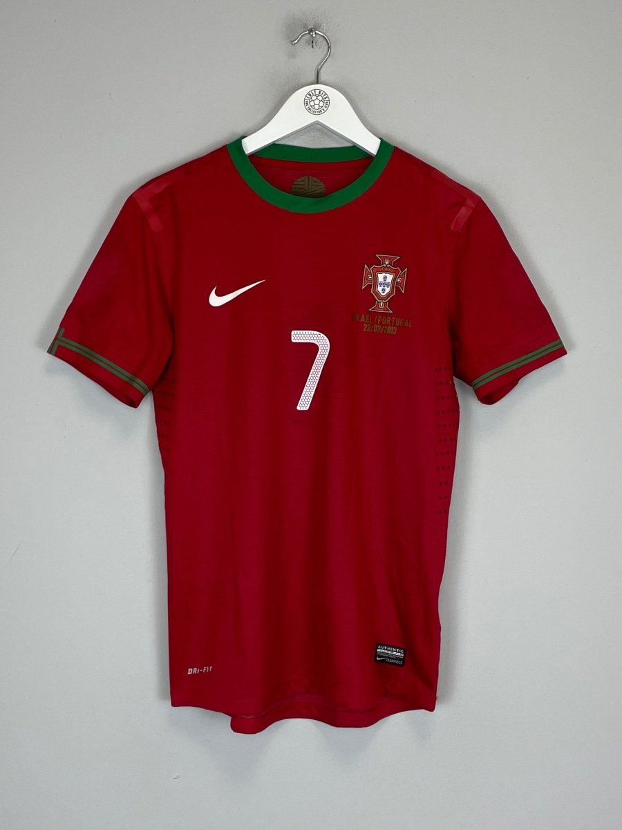 2012/13 PORTUGAL RONALDO 7 *PLAYER ISSUE vs ISRAEL* HOME SHIRT (M) NIKE - Cult Kits - Medium - Buy Vintage Football Shirts, Authentic Retro Football Shirts For Sale, Classic Football Shirts & Soccer Jersey