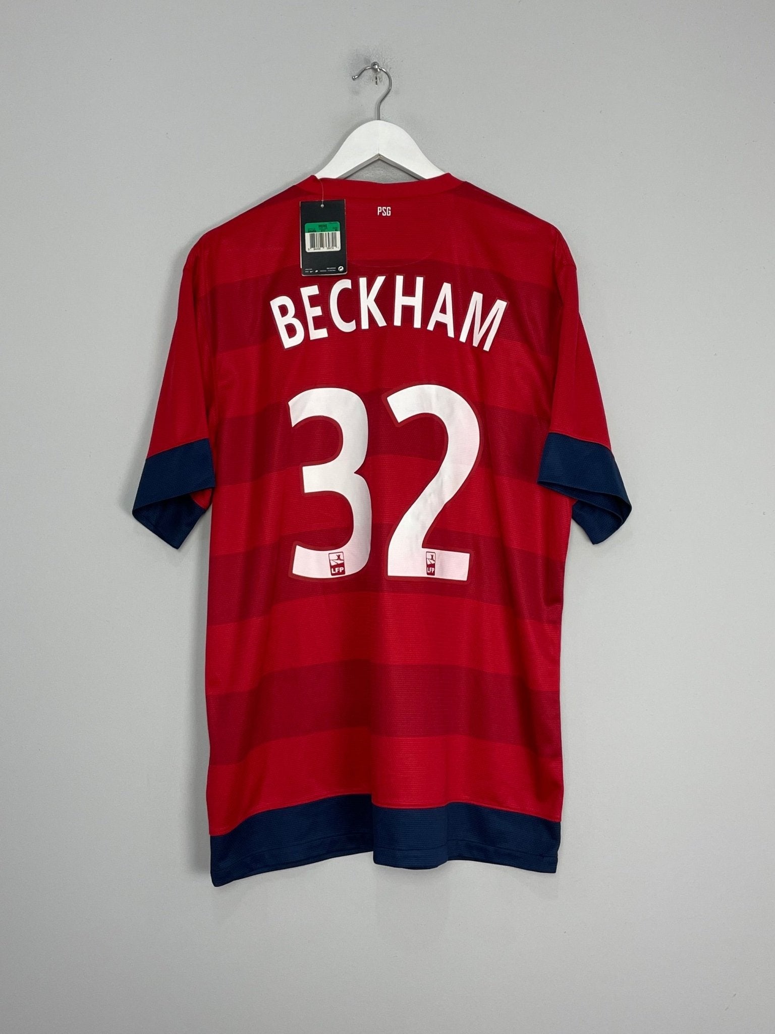 Shop 2012/13 PSG BECKHAM #23 *BNWT* AWAY SHIRT (XL) NIKE, classic football shirts, vintage football shirts & retro soccer jerseys at Cult Kits
