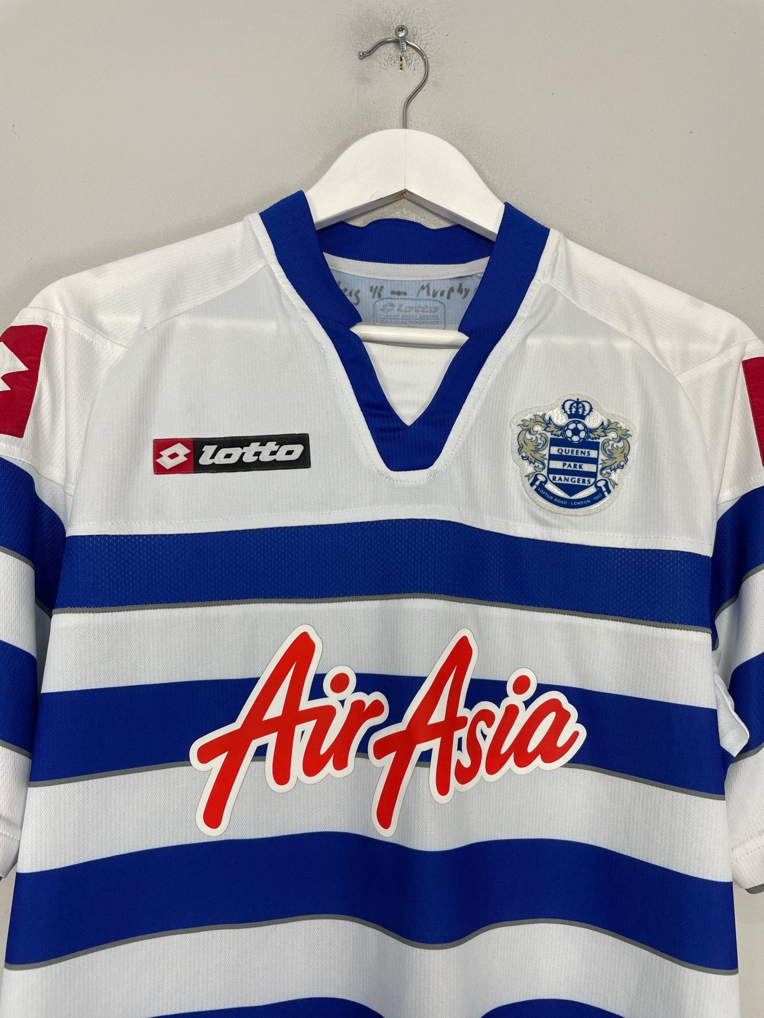 Shop 2012/13 QPR HOME SHIRT (L) LOTTO, classic football shirts, vintage football shirts & retro soccer jerseys at Cult Kits