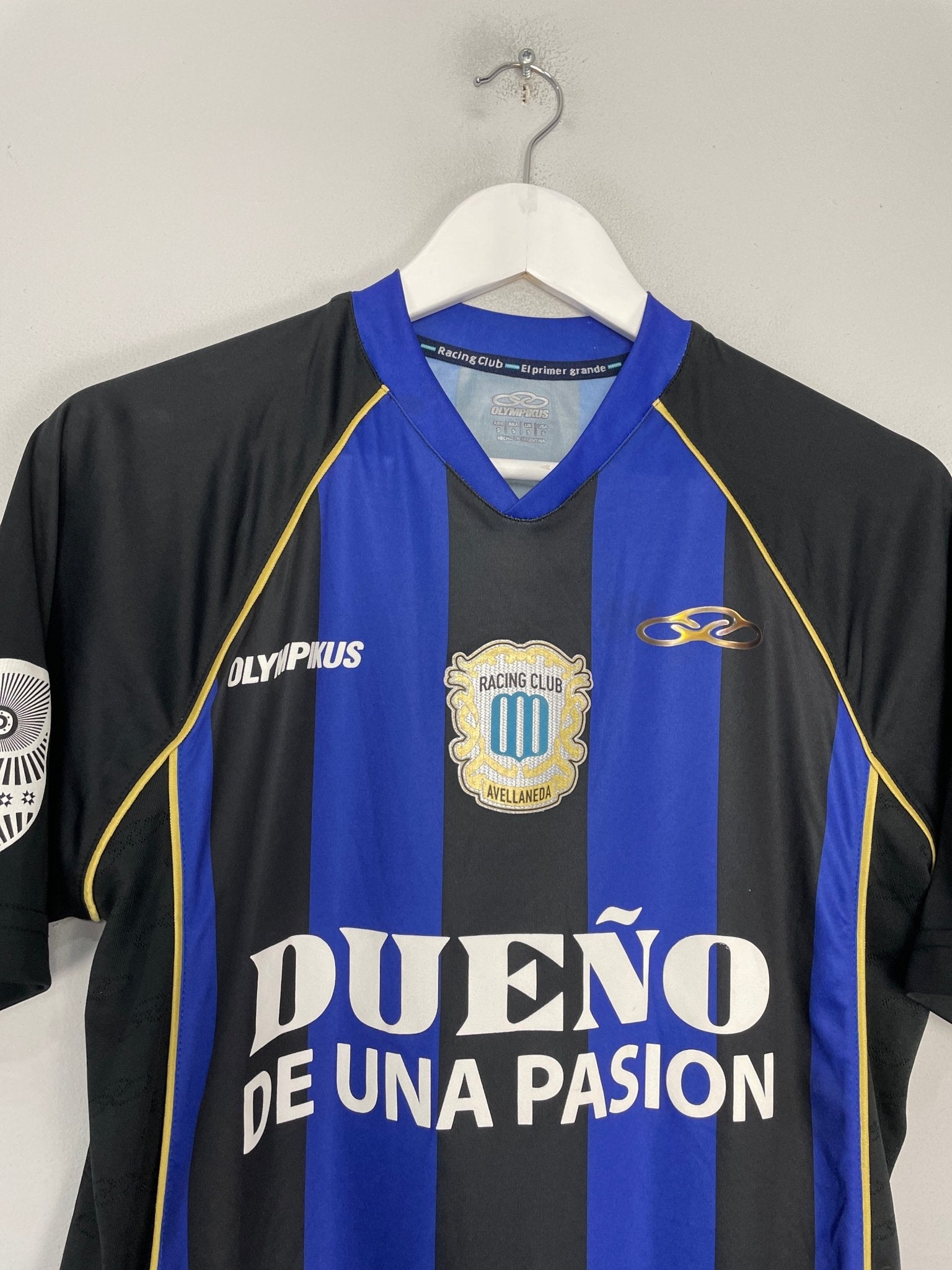 Shop 2012/13 RACING CLUB AWAY SHIRT (S) OLYMPIKUS, classic football shirts, vintage football shirts & retro soccer jerseys at Cult Kits