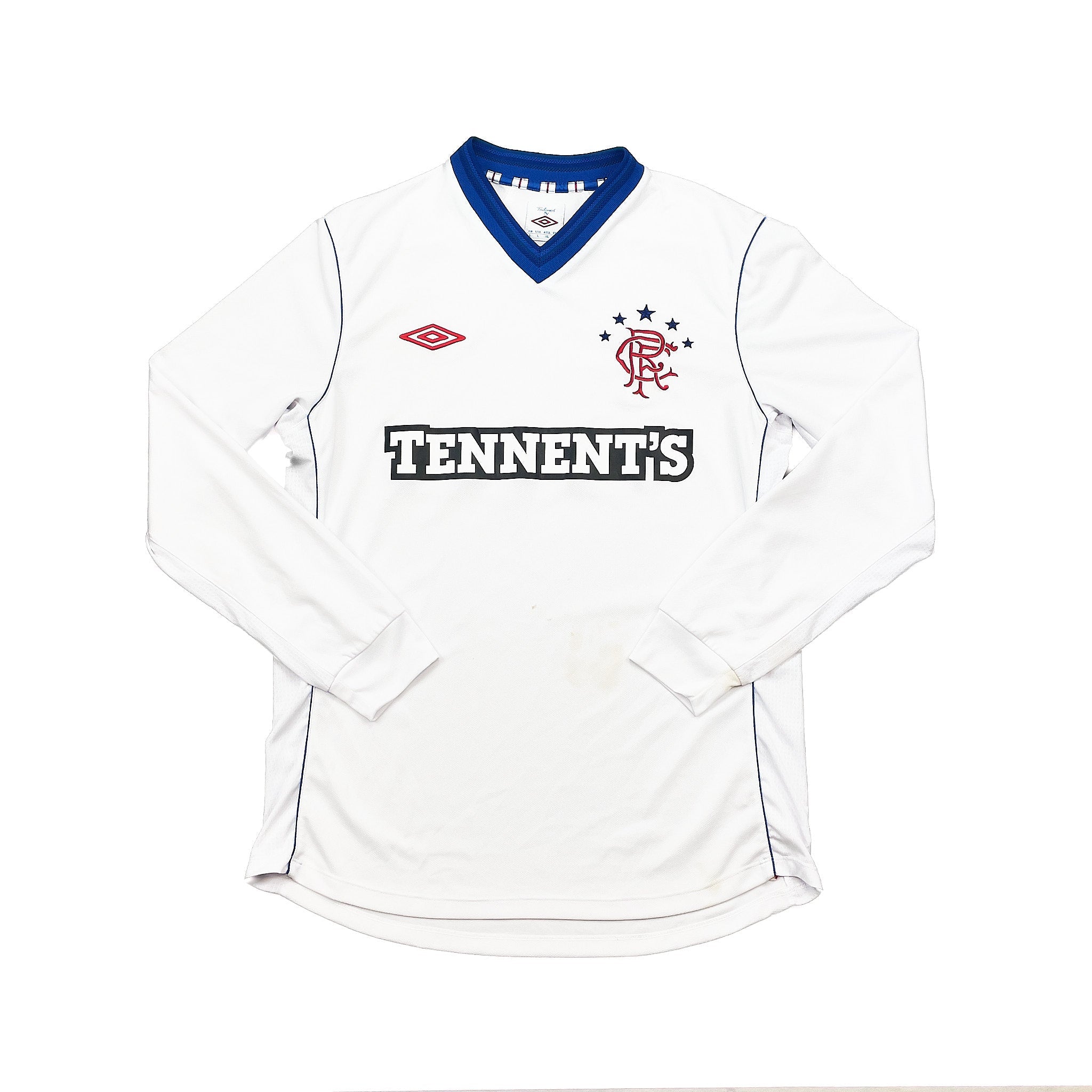 Buy 2012/13 RANGERS L/S AWAY SHIRT (L) UMBRO ~ Free worldwide shipping available ~ Authentic Vintage Football Shirts from Cult Kits