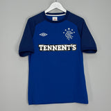 Shop 2012/13 RANGERS TRAINING SHIRT (M) UMBRO, classic football shirts, vintage football shirts & retro soccer jerseys at Cult Kits