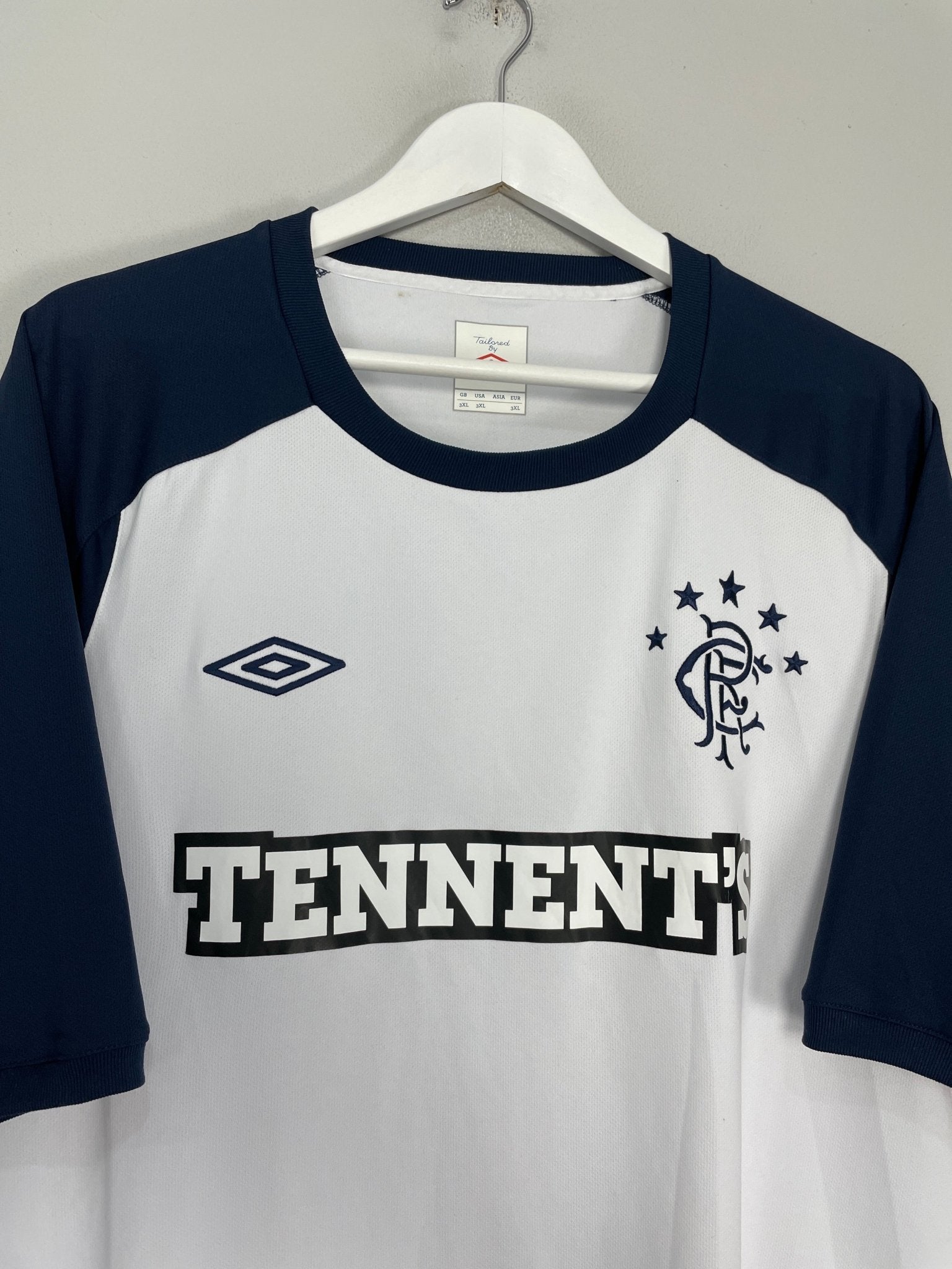 Shop 2012/13 RANGERS TRAINING SHIRT (XXXL) UMBRO, classic football shirts, vintage football shirts & retro soccer jerseys at Cult Kits