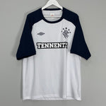 Shop 2012/13 RANGERS TRAINING SHIRT (XXXL) UMBRO, classic football shirts, vintage football shirts & retro soccer jerseys at Cult Kits