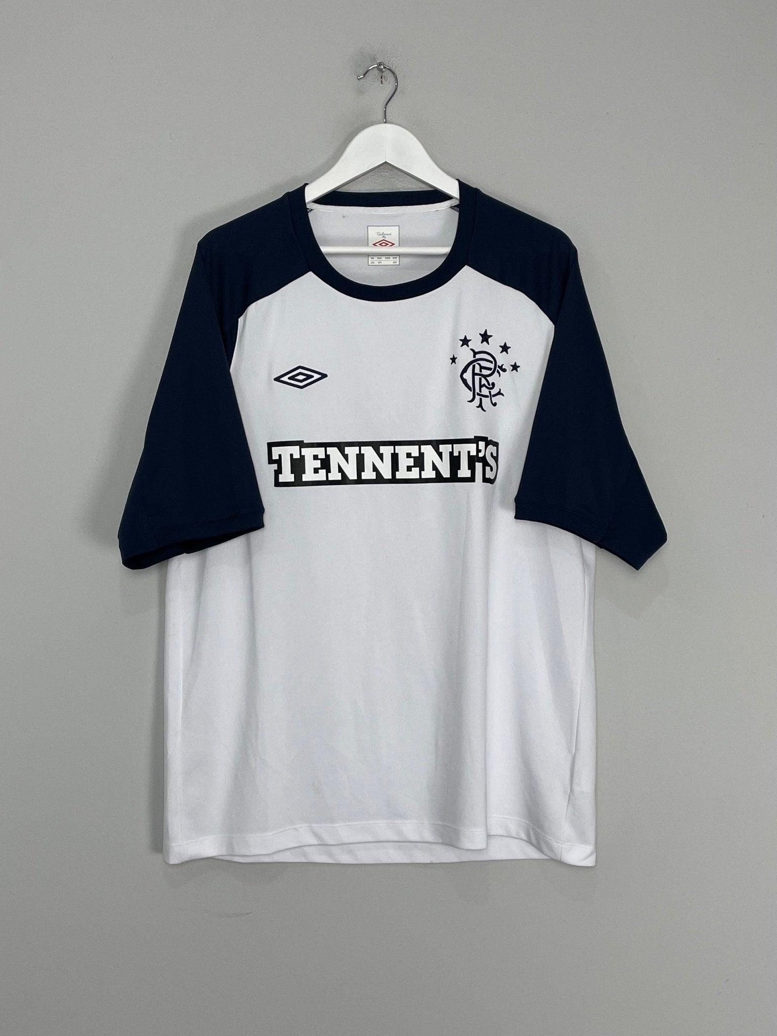 Shop 2012/13 RANGERS TRAINING SHIRT (XXXL) UMBRO, classic football shirts, vintage football shirts & retro soccer jerseys at Cult Kits
