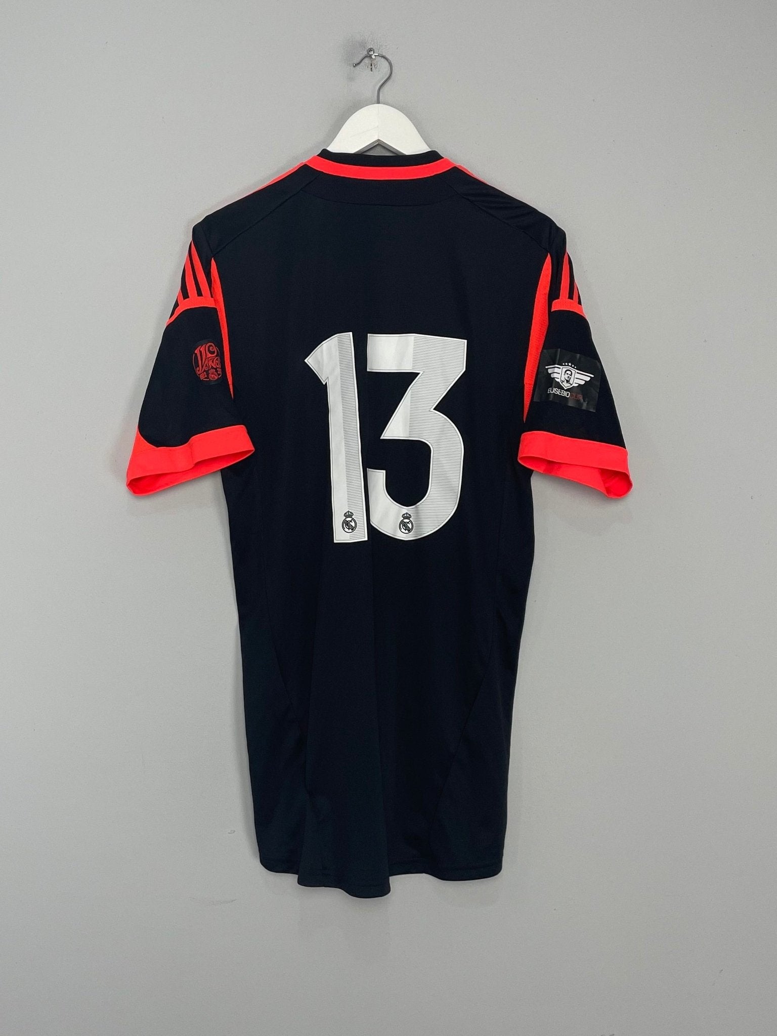 Shop 2012/13 REAL MADRID #13 *MATCH ISSUE* EUSEBIO CUP GK SHIRT (L) ADIDAS, classic football shirts, vintage football shirts & retro soccer jerseys at Cult Kits
