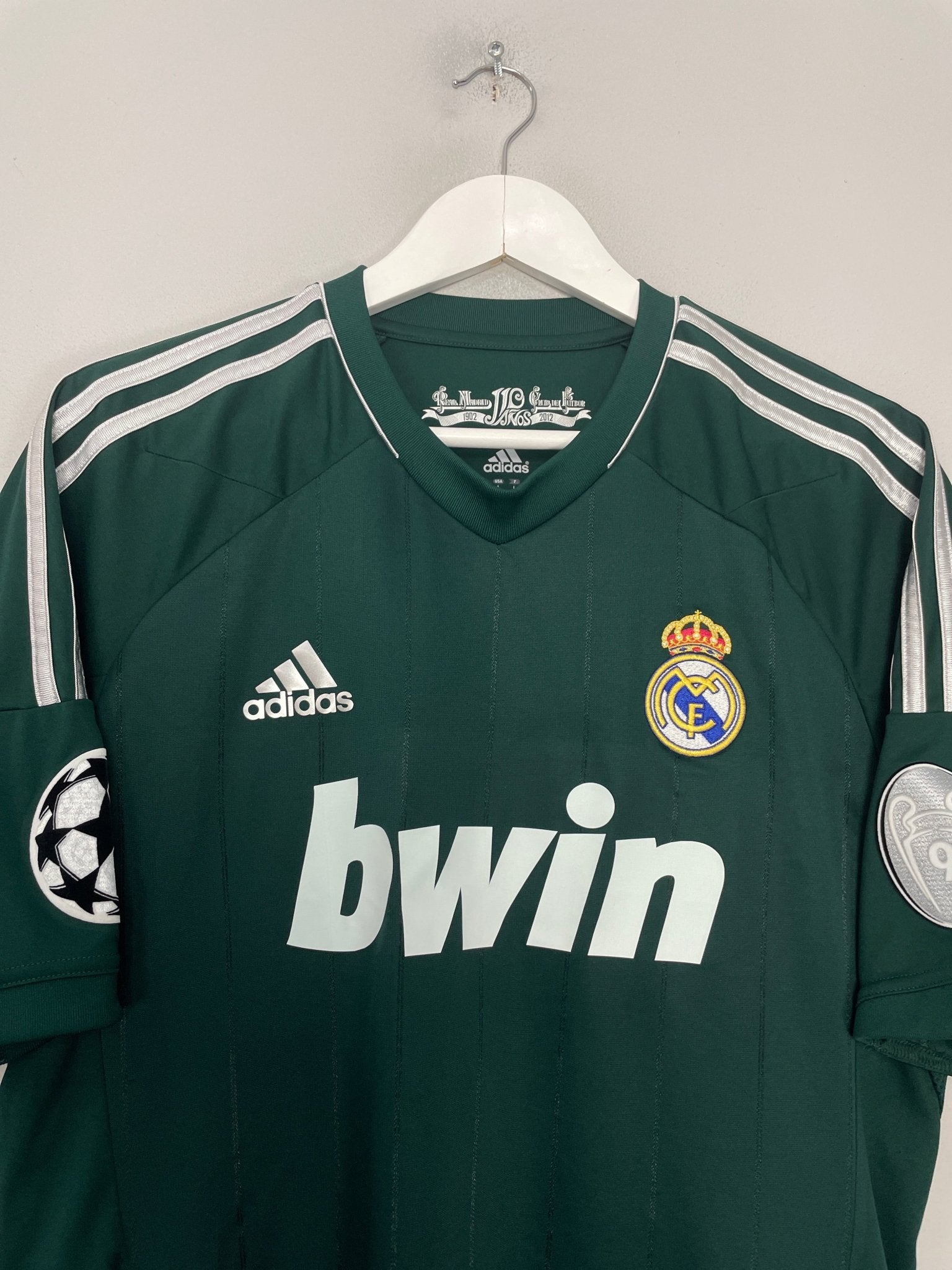 Shop 2012/13 REAL MADRID ALONSO #14 C/L THIRD SHIRT (L) ADIDAS, classic football shirts, vintage football shirts & retro soccer jerseys at Cult Kits