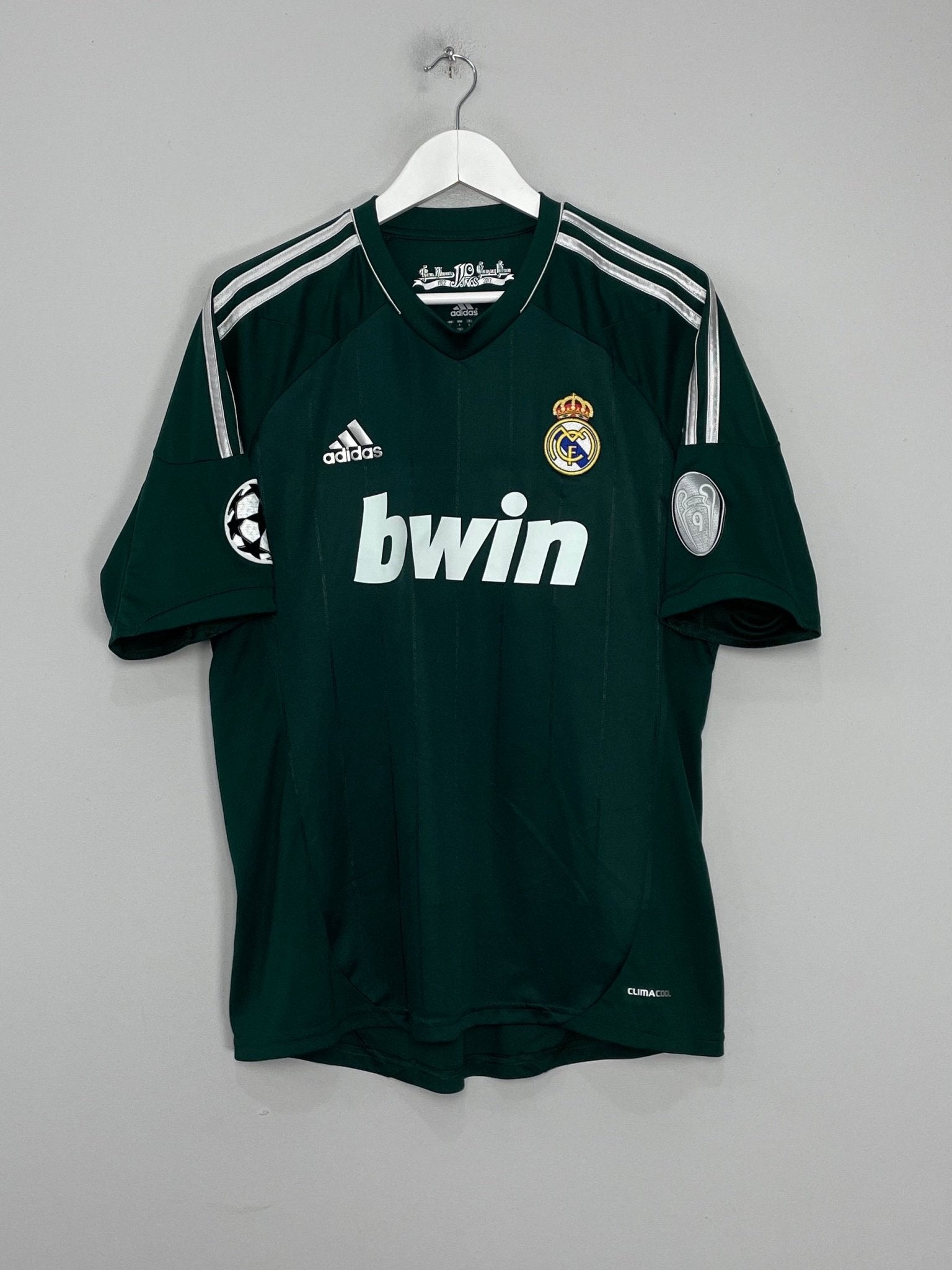 Shop 2012/13 REAL MADRID ALONSO #14 C/L THIRD SHIRT (L) ADIDAS, classic football shirts, vintage football shirts & retro soccer jerseys at Cult Kits