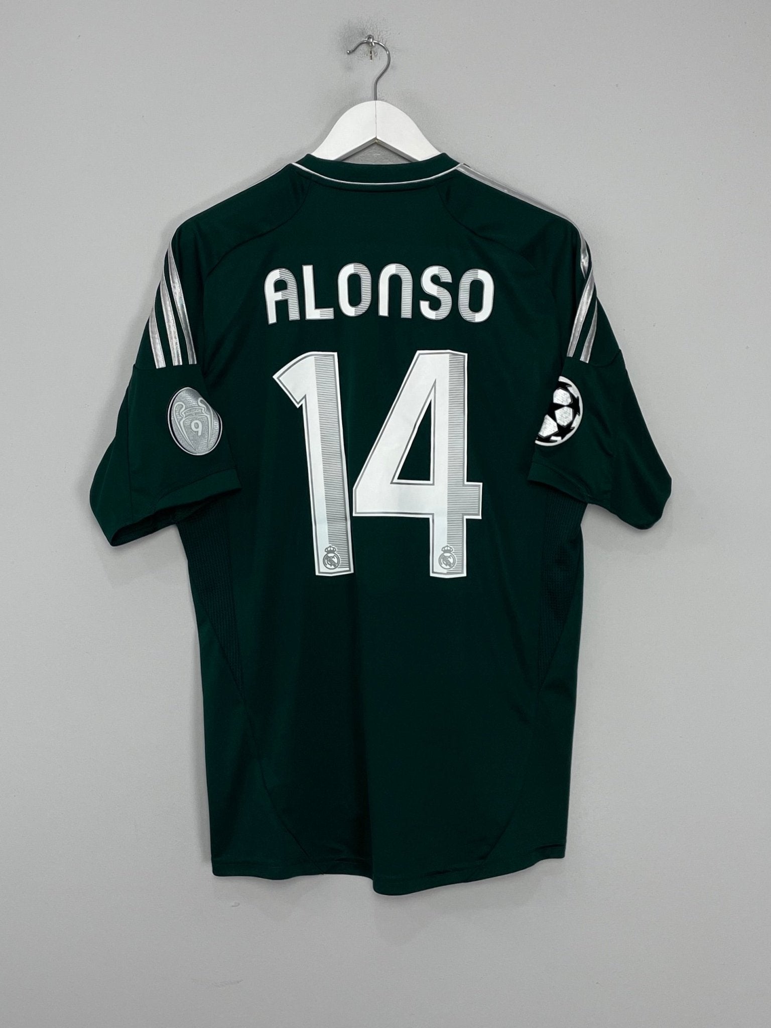 Shop 2012/13 REAL MADRID ALONSO #14 C/L THIRD SHIRT (L) ADIDAS, classic football shirts, vintage football shirts & retro soccer jerseys at Cult Kits