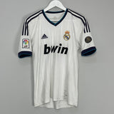 Shop 2012/13 REAL MADRID ALONSO #14 HOME SHIRT (S) ADIDAS, classic football shirts, vintage football shirts & retro soccer jerseys at Cult Kits