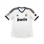 Buy 2012/13 Real Madrid Benzema 9 Home Shirt (M) Adidas ~ Free worldwide shipping ~ Authentic Vintage Football Shirts from Cult Kits