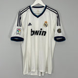 Shop 2012/13 REAL MADRID HOME SHIRT (XL) ADIDAS, classic football shirts, vintage football shirts & retro soccer jerseys at Cult Kits
