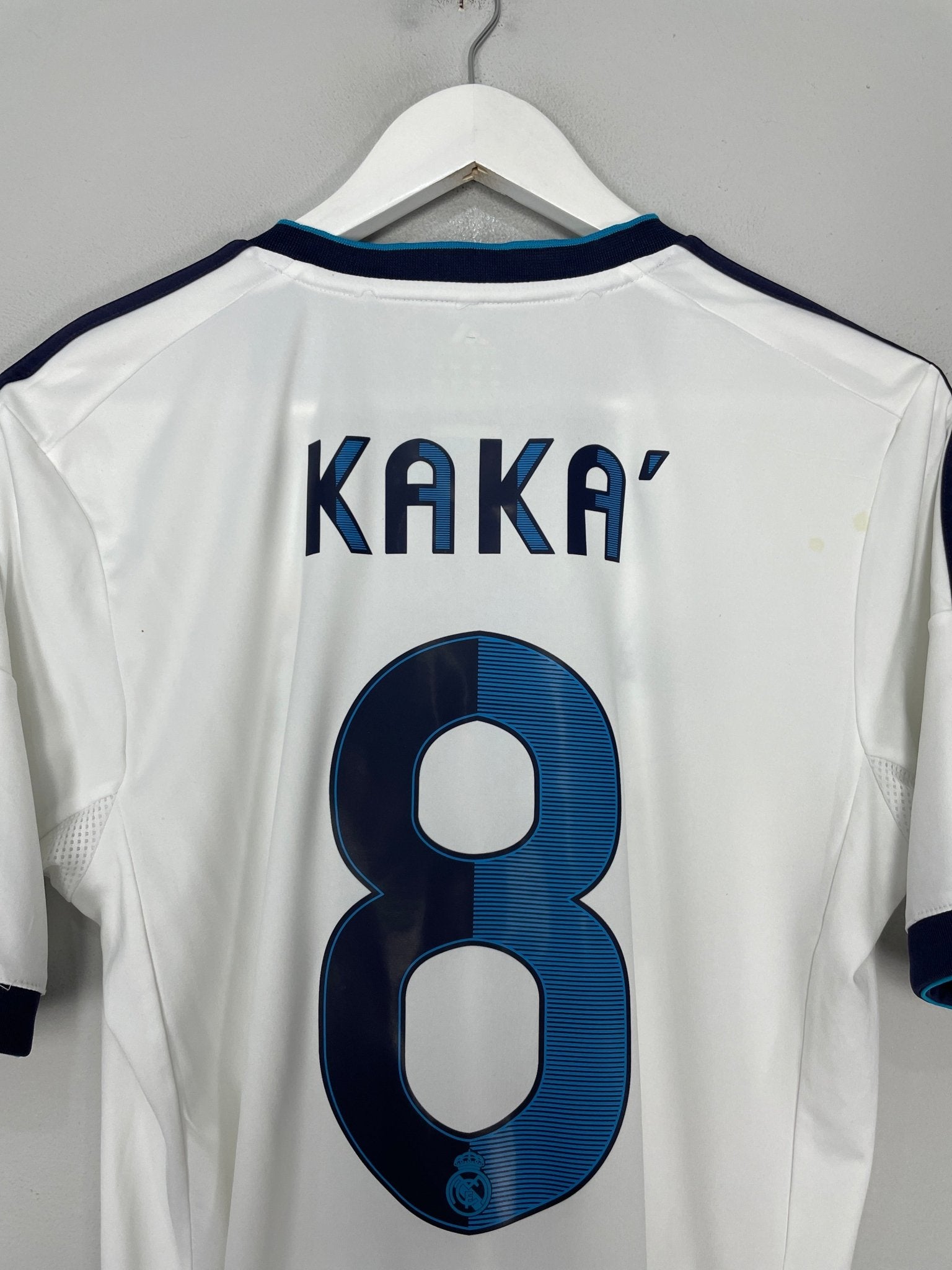 Shop 2012/13 REAL MADRID KAKA #8 HOME SHIRT (S) ADIDAS, classic football shirts, vintage football shirts & retro soccer jerseys at Cult Kits