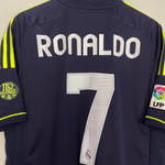 Shop 2012/13 REAL MADRID RONALDO #7 AWAY SHIRT (L) ADIDAS, classic football shirts, vintage football shirts & retro soccer jerseys at Cult Kits
