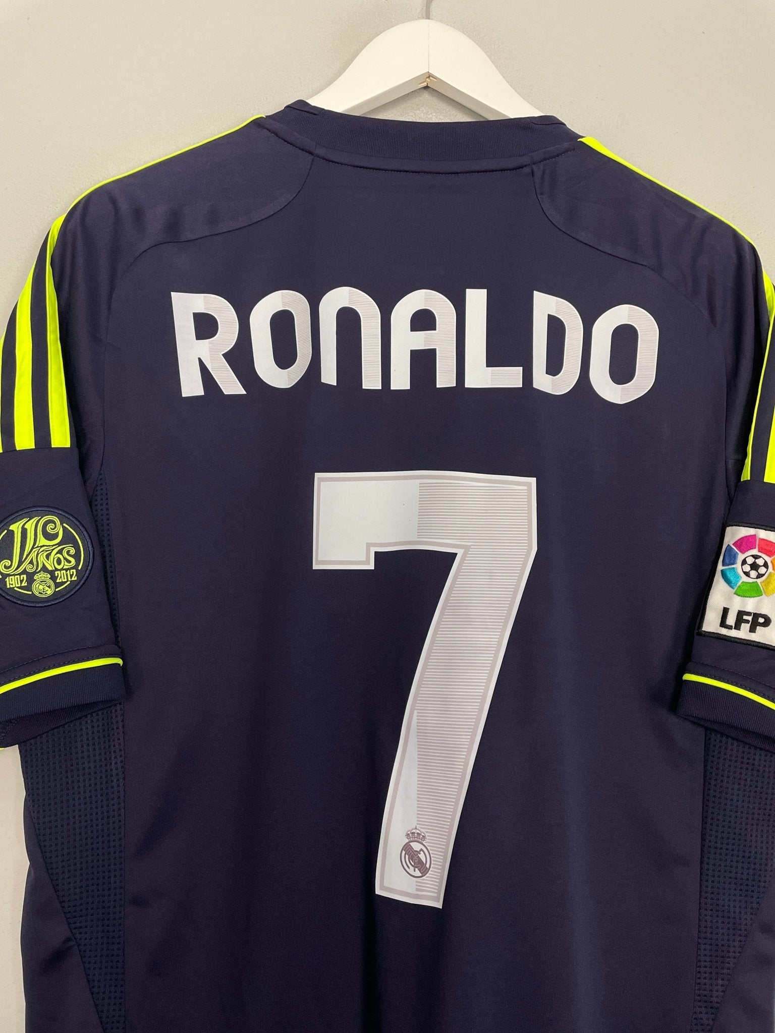Shop 2012/13 REAL MADRID RONALDO #7 AWAY SHIRT (L) ADIDAS, classic football shirts, vintage football shirts & retro soccer jerseys at Cult Kits