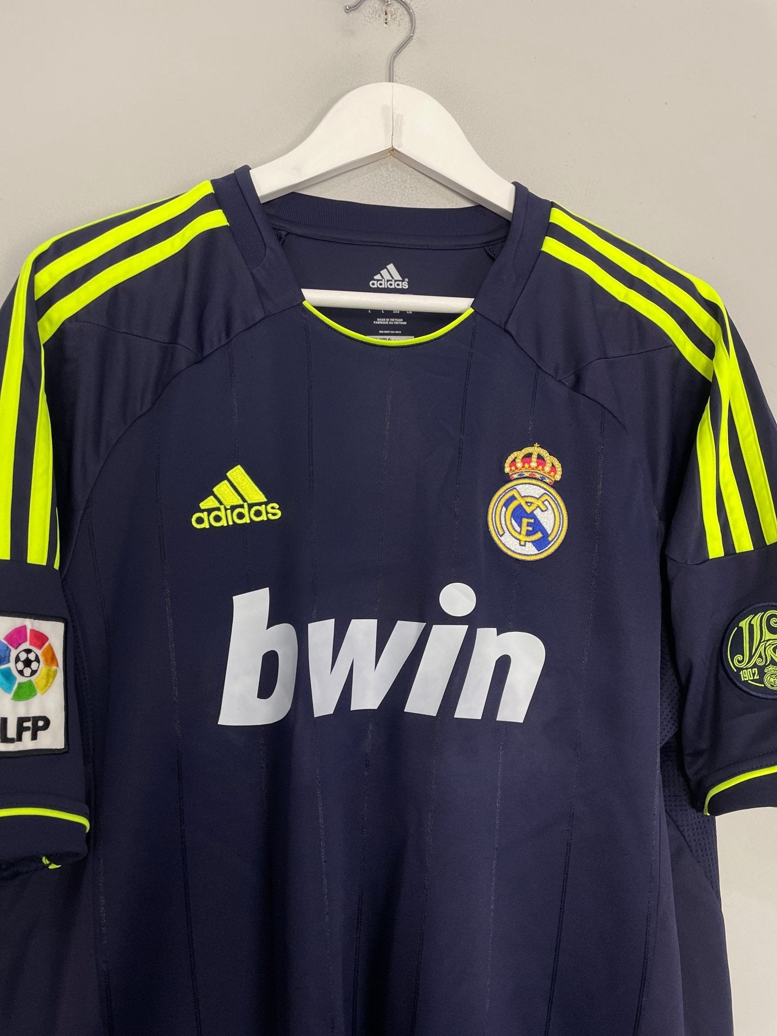 Shop 2012/13 REAL MADRID RONALDO #7 AWAY SHIRT (L) ADIDAS, classic football shirts, vintage football shirts & retro soccer jerseys at Cult Kits
