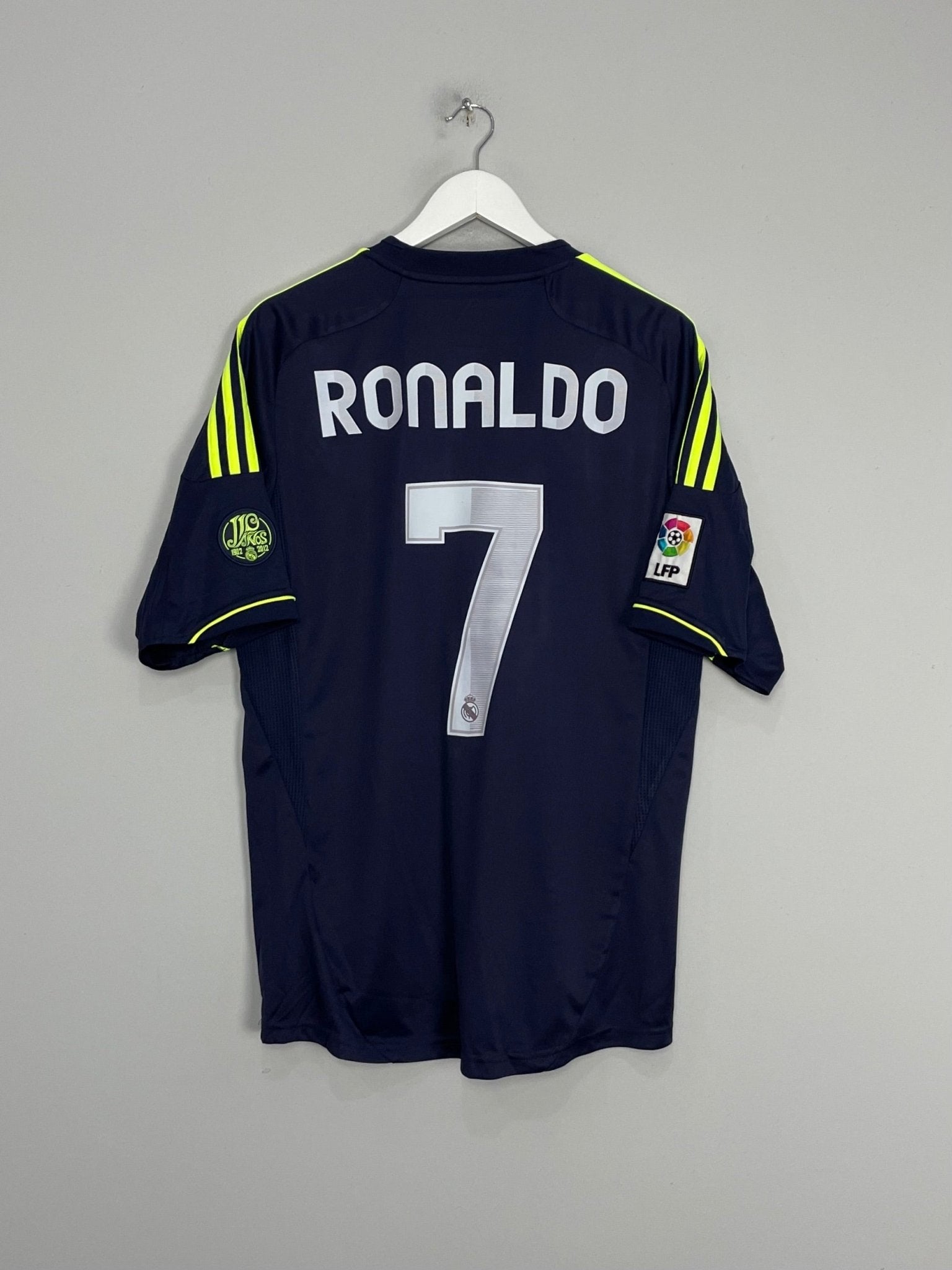 Shop 2012/13 REAL MADRID RONALDO #7 AWAY SHIRT (L) ADIDAS, classic football shirts, vintage football shirts & retro soccer jerseys at Cult Kits