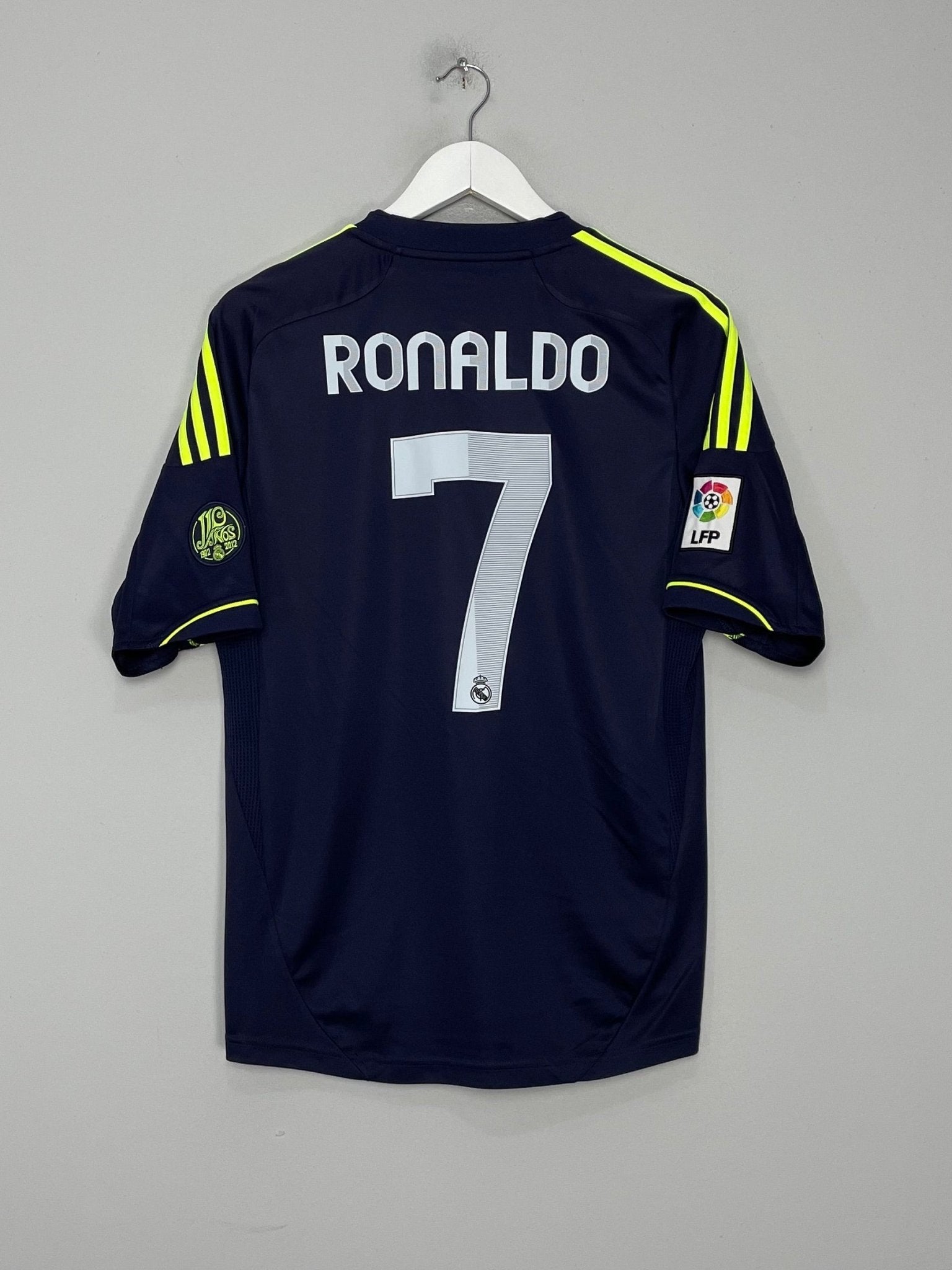 Shop 2012/13 REAL MADRID RONALDO #7 AWAY SHIRT (M) ADIDAS, classic football shirts, vintage football shirts & retro soccer jerseys at Cult Kits