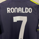Shop 2012/13 REAL MADRID RONALDO #7 AWAY SHIRT (M) ADIDAS, classic football shirts, vintage football shirts & retro soccer jerseys at Cult Kits