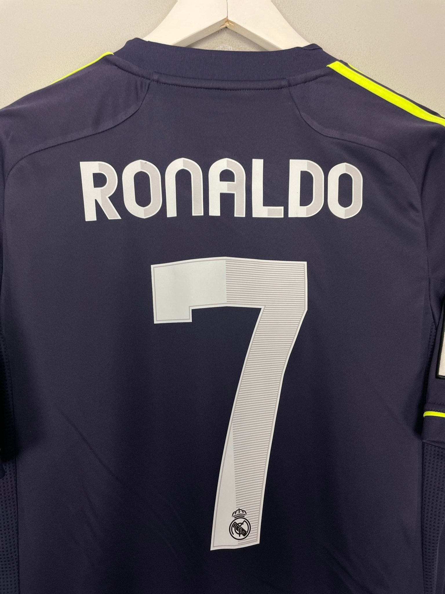 Shop 2012/13 REAL MADRID RONALDO #7 AWAY SHIRT (M) ADIDAS, classic football shirts, vintage football shirts & retro soccer jerseys at Cult Kits