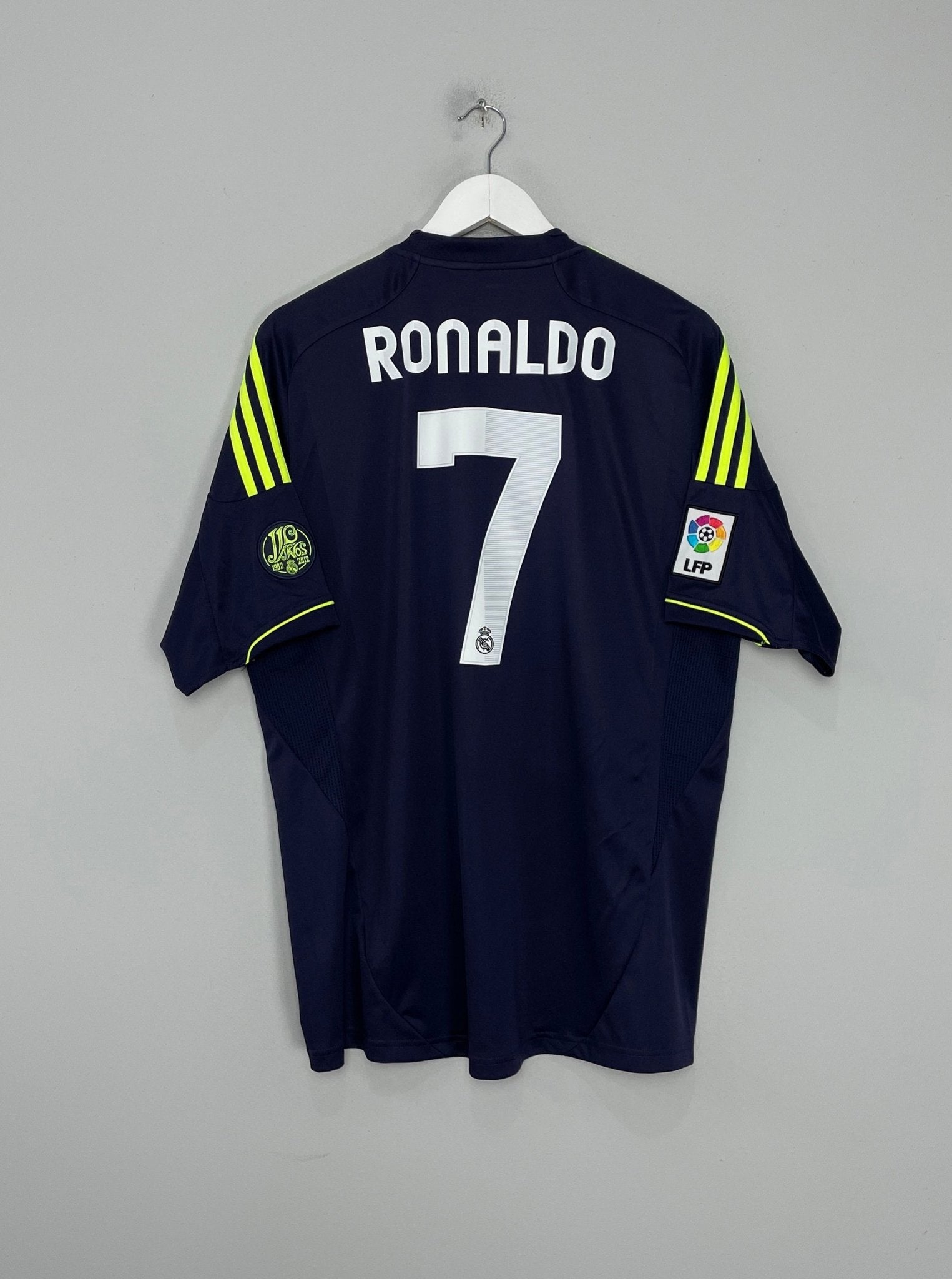 Shop 2012/13 REAL MADRID RONALDO #7 AWAY SHIRT (XL) ADIDAS, classic football shirts, vintage football shirts & retro soccer jerseys at Cult Kits