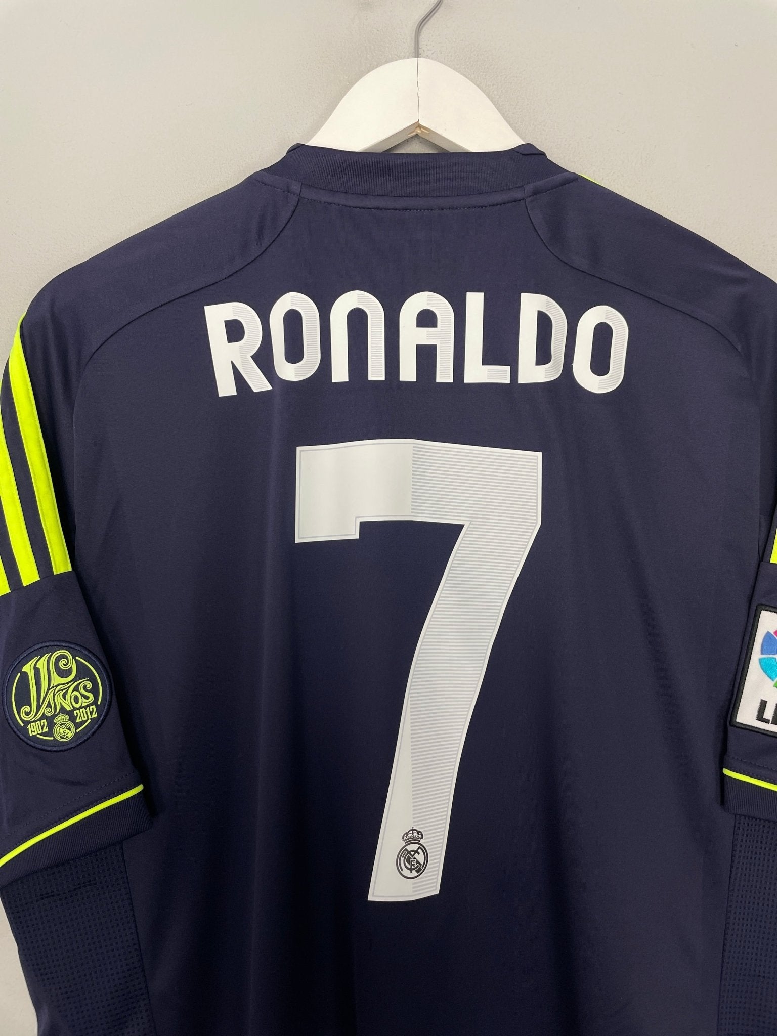 Shop 2012/13 REAL MADRID RONALDO #7 AWAY SHIRT (XL) ADIDAS, classic football shirts, vintage football shirts & retro soccer jerseys at Cult Kits