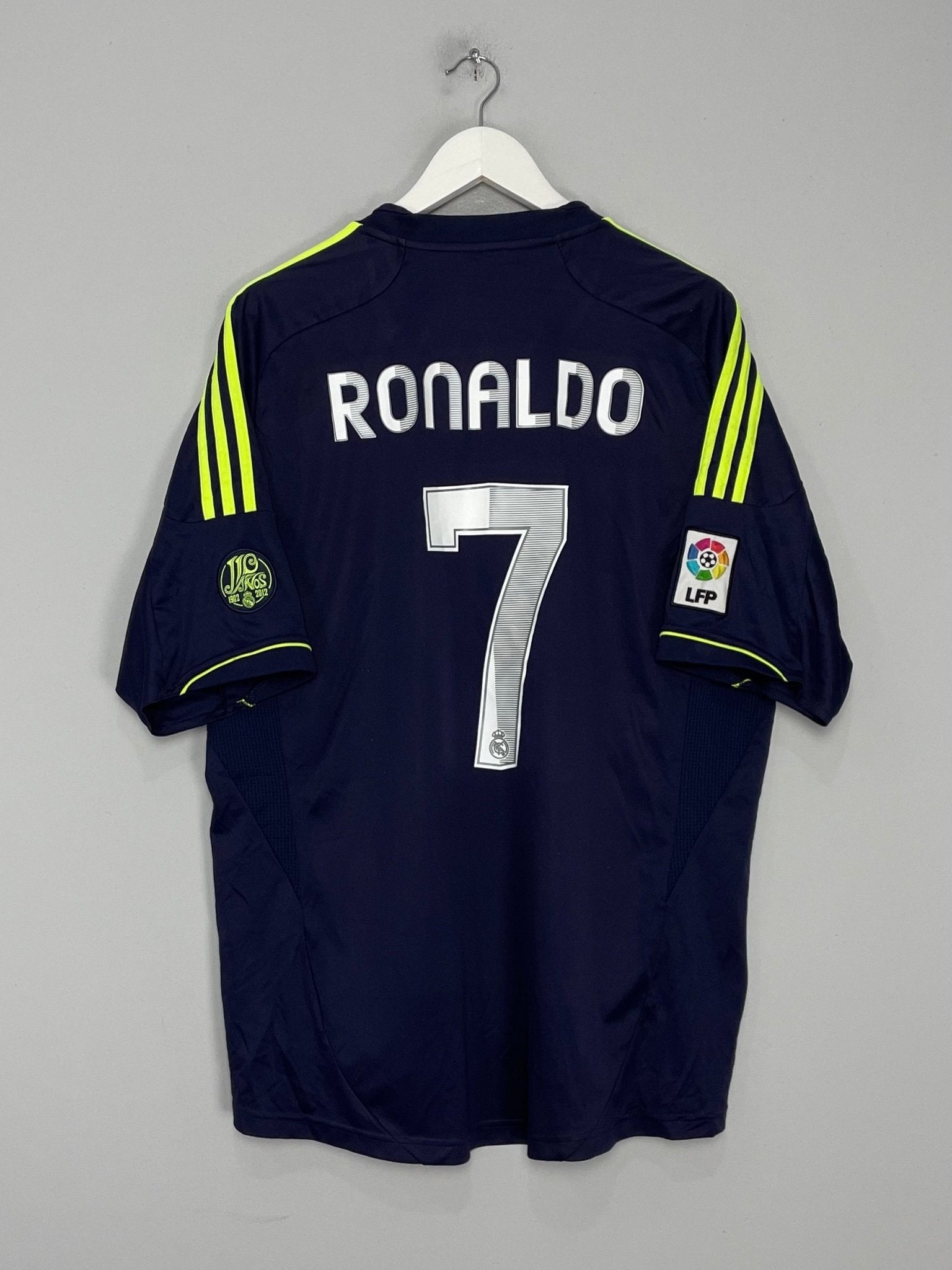 Shop 2012/13 REAL MADRID RONALDO #7 AWAY SHIRT (XXL) ADIDAS, classic football shirts, vintage football shirts & retro soccer jerseys at Cult Kits
