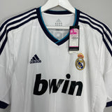 Shop 2012/13 REAL MADRID RONALDO #7 *BNWT* HOME SHIRT (L) ADIDAS, classic football shirts, vintage football shirts & retro soccer jerseys at Cult Kits