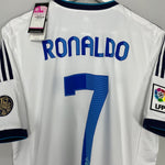 Shop 2012/13 REAL MADRID RONALDO #7 *BNWT* HOME SHIRT (L) ADIDAS, classic football shirts, vintage football shirts & retro soccer jerseys at Cult Kits