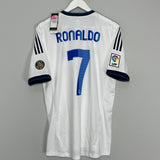 Shop 2012/13 REAL MADRID RONALDO #7 *BNWT* HOME SHIRT (L) ADIDAS, classic football shirts, vintage football shirts & retro soccer jerseys at Cult Kits