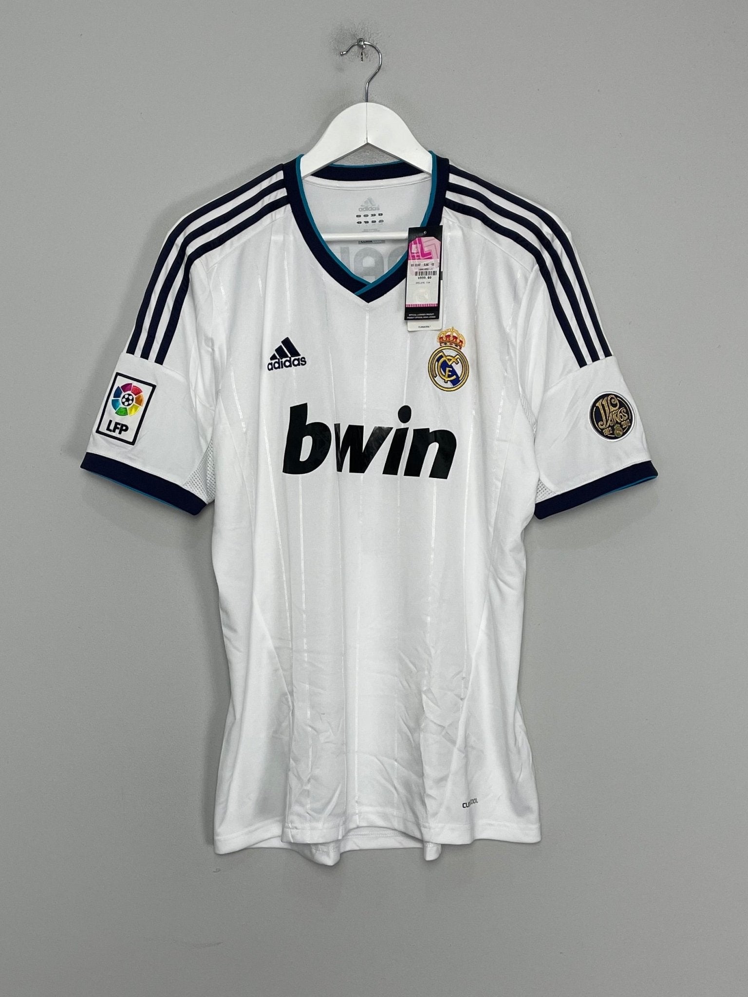 Shop 2012/13 REAL MADRID RONALDO #7 *BNWT* HOME SHIRT (L) ADIDAS, classic football shirts, vintage football shirts & retro soccer jerseys at Cult Kits