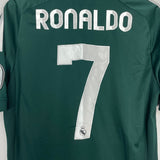 Shop 2012/13 REAL MADRID RONALDO #7 C/L THIRD SHIRT (M) ADIDAS, classic football shirts, vintage football shirts & retro soccer jerseys at Cult Kits