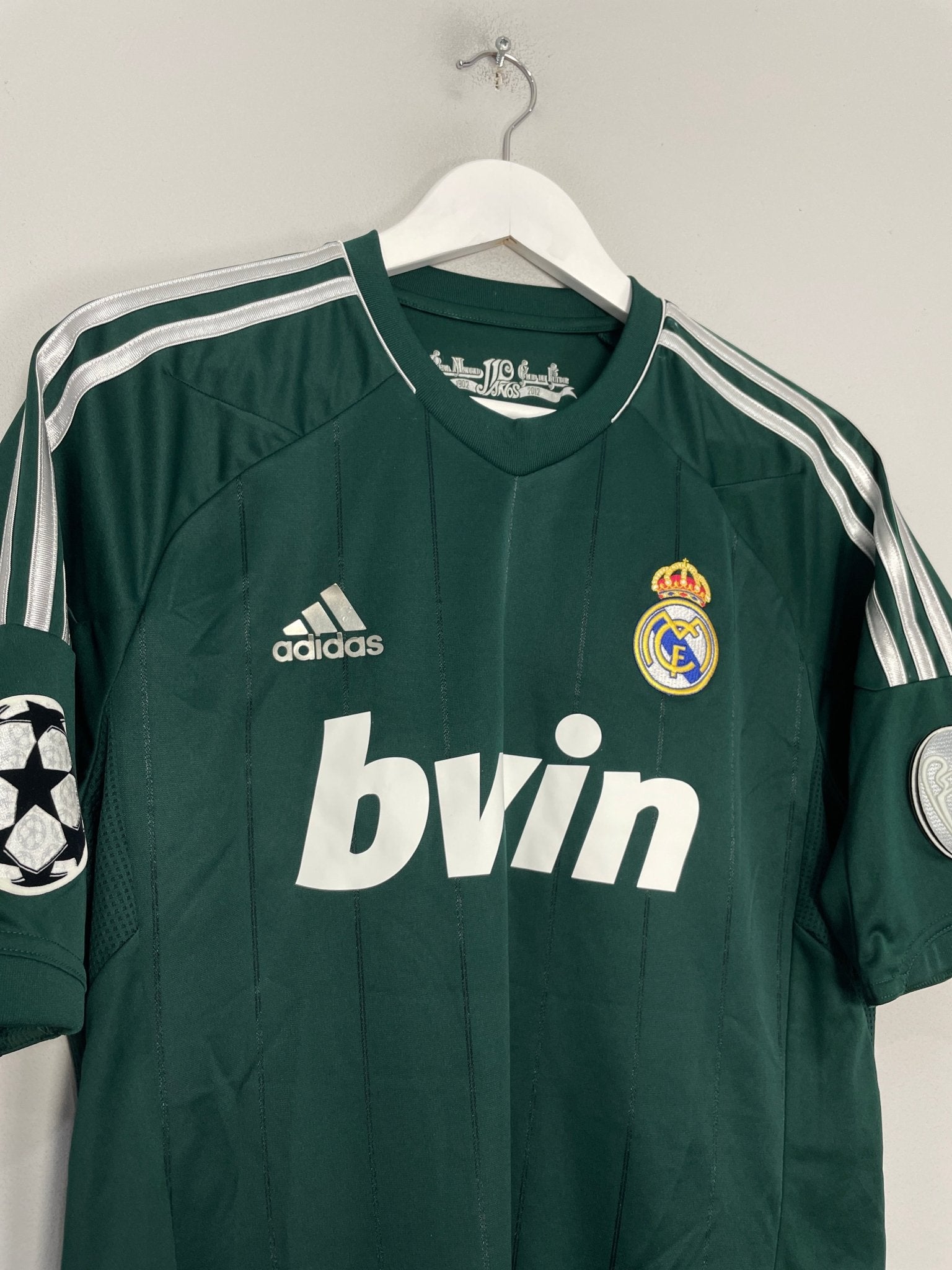 Shop 2012/13 REAL MADRID RONALDO #7 C/L THIRD SHIRT (M) ADIDAS, classic football shirts, vintage football shirts & retro soccer jerseys at Cult Kits