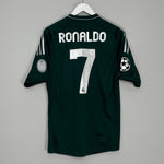 Shop 2012/13 REAL MADRID RONALDO #7 C/L THIRD SHIRT (M) ADIDAS, classic football shirts, vintage football shirts & retro soccer jerseys at Cult Kits