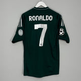 Shop 2012/13 REAL MADRID RONALDO #7 C/L THIRD SHIRT (M) ADIDAS, classic football shirts, vintage football shirts & retro soccer jerseys at Cult Kits