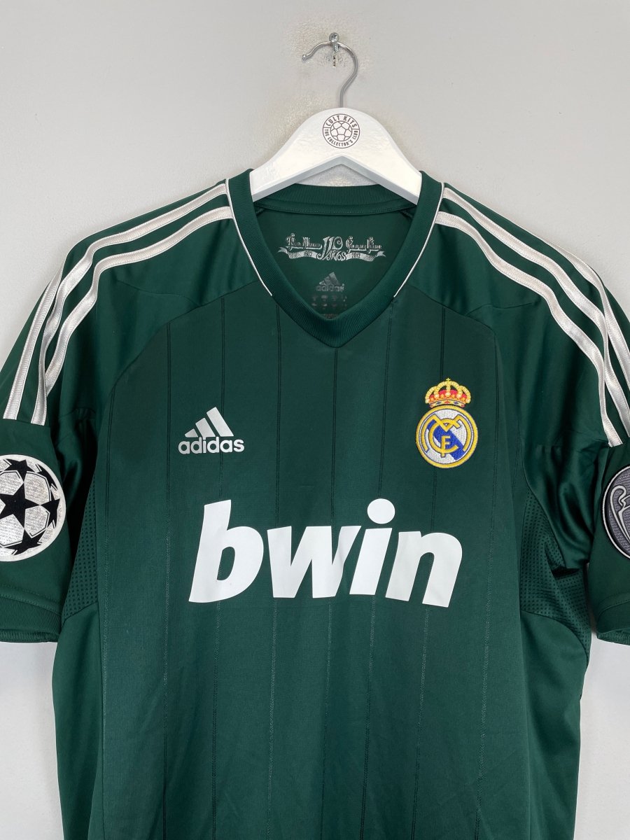 2012/13 REAL MADRID RONALDO 7 C/L THIRD SHIRT (M) ADIDAS - Cult Kits - Medium - Buy Vintage Football Shirts, Authentic Retro Football Shirts For Sale, Classic Football Shirts & Soccer Jersey