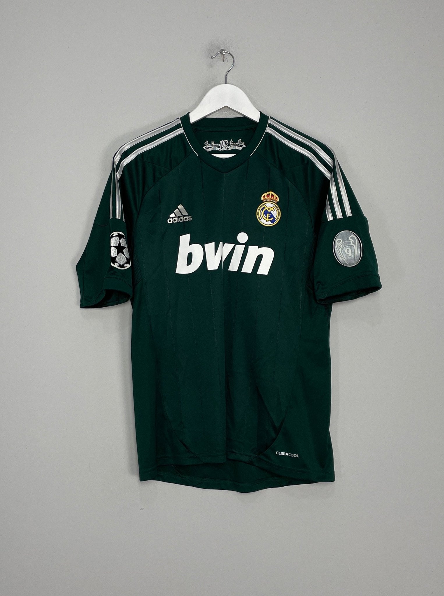 Shop 2012/13 REAL MADRID RONALDO #7 C/L THIRD SHIRT (M) ADIDAS, classic football shirts, vintage football shirts & retro soccer jerseys at Cult Kits
