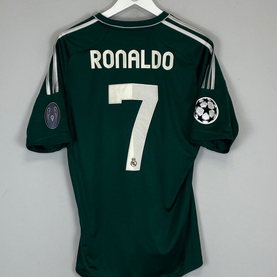 2012/13 REAL MADRID RONALDO 7 C/L THIRD SHIRT (M) ADIDAS - Cult Kits - Medium - Buy Vintage Football Shirts, Authentic Retro Football Shirts For Sale, Classic Football Shirts & Soccer Jersey