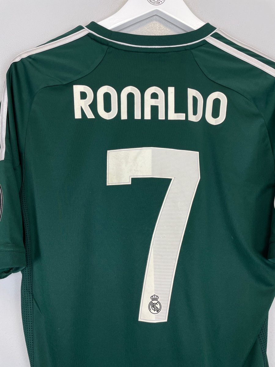 2012/13 REAL MADRID RONALDO 7 C/L THIRD SHIRT (M) ADIDAS - Cult Kits - Medium - Buy Vintage Football Shirts, Authentic Retro Football Shirts For Sale, Classic Football Shirts & Soccer Jersey