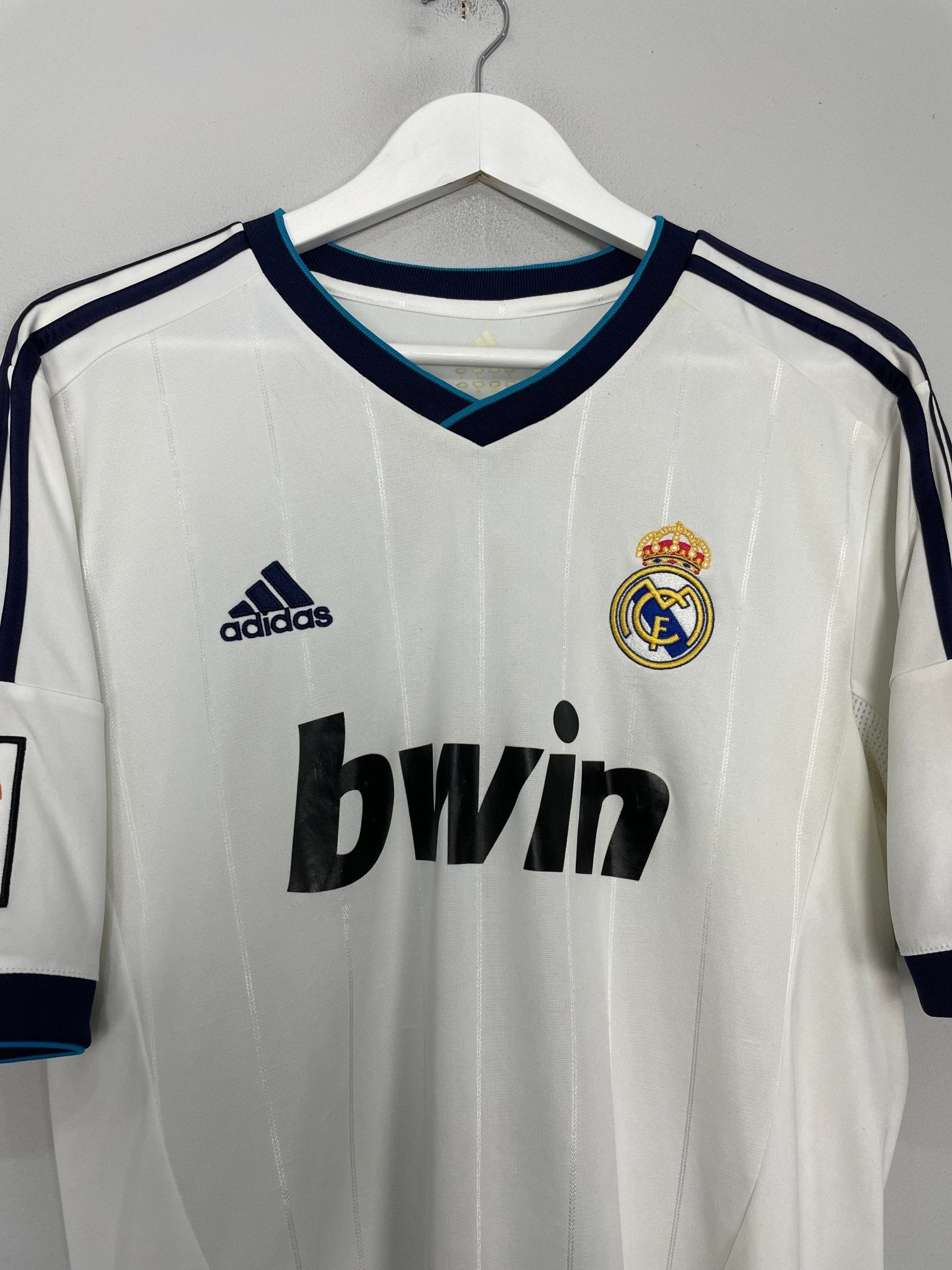 Shop 2012/13 REAL MADRID RONALDO #7 HOME SHIRT (L) ADIDAS, classic football shirts, vintage football shirts & retro soccer jerseys at Cult Kits