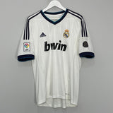 Shop 2012/13 REAL MADRID RONALDO #7 HOME SHIRT (L) ADIDAS, classic football shirts, vintage football shirts & retro soccer jerseys at Cult Kits