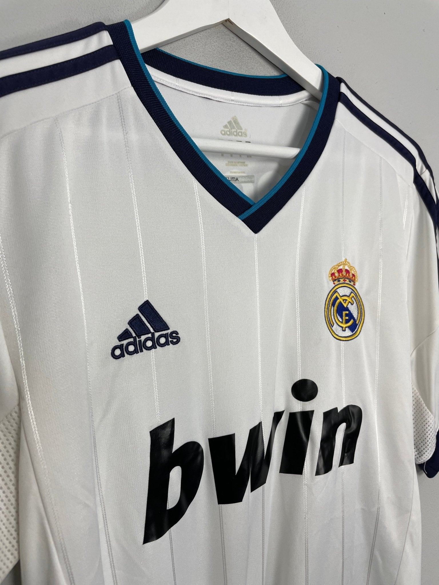 Shop 2012/13 REAL MADRID RONALDO #7 HOME SHIRT (M) ADIDAS, classic football shirts, vintage football shirts & retro soccer jerseys at Cult Kits