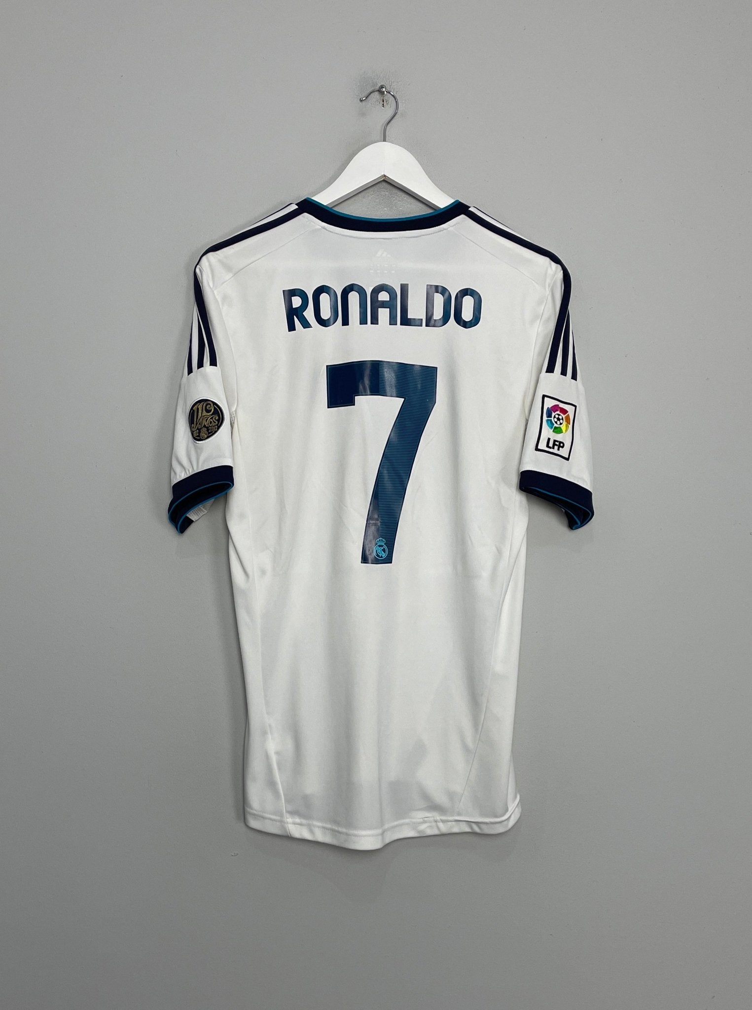 Shop 2012/13 REAL MADRID RONALDO #7 HOME SHIRT (M) ADIDAS, classic football shirts, vintage football shirts & retro soccer jerseys at Cult Kits