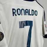 Shop 2012/13 REAL MADRID RONALDO #7 HOME SHIRT (M) ADIDAS, classic football shirts, vintage football shirts & retro soccer jerseys at Cult Kits